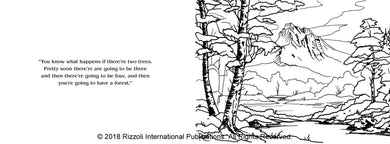 The Official Bob Ross Coloring Book US - Paperback / softback