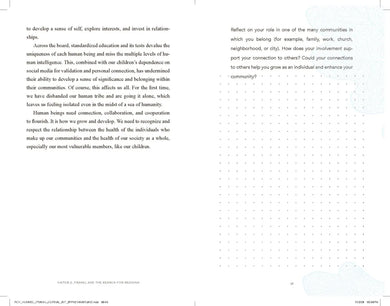 Viktor E. Frankl and the Search for Meaning US - Diary or journal