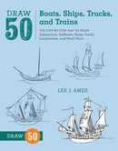 Draw 50 Boats, Ships, Trucks, and Trains-Art: general-買書書 BuyBookBook