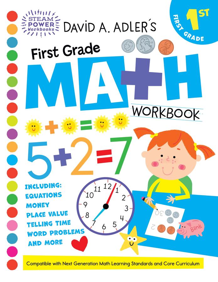 David A. Adler's First Grade Math Workbook-Children’s Educational: general-買書書 BuyBookBook