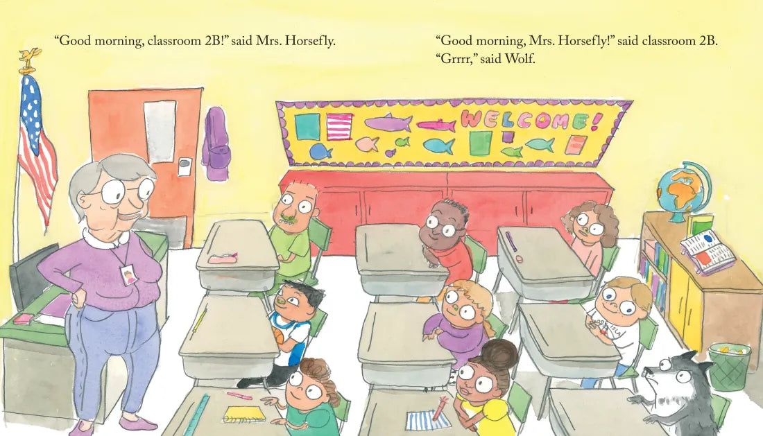 Lone Wolf Goes to School US - Hardback