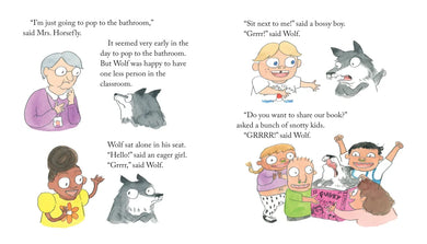 Lone Wolf Goes to School US - Hardback