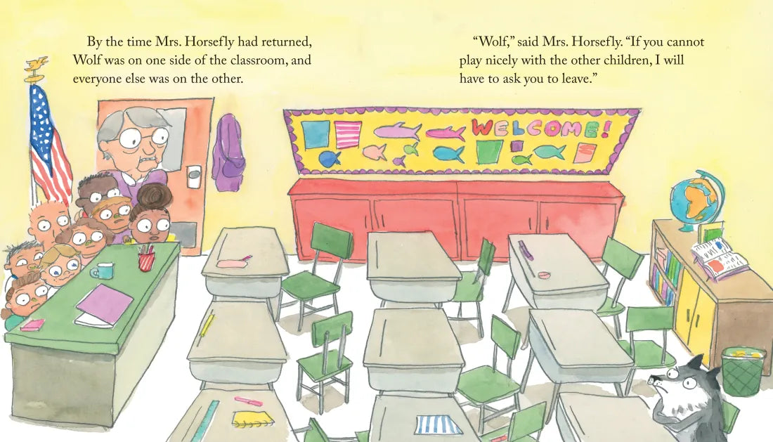Lone Wolf Goes to School US - Hardback