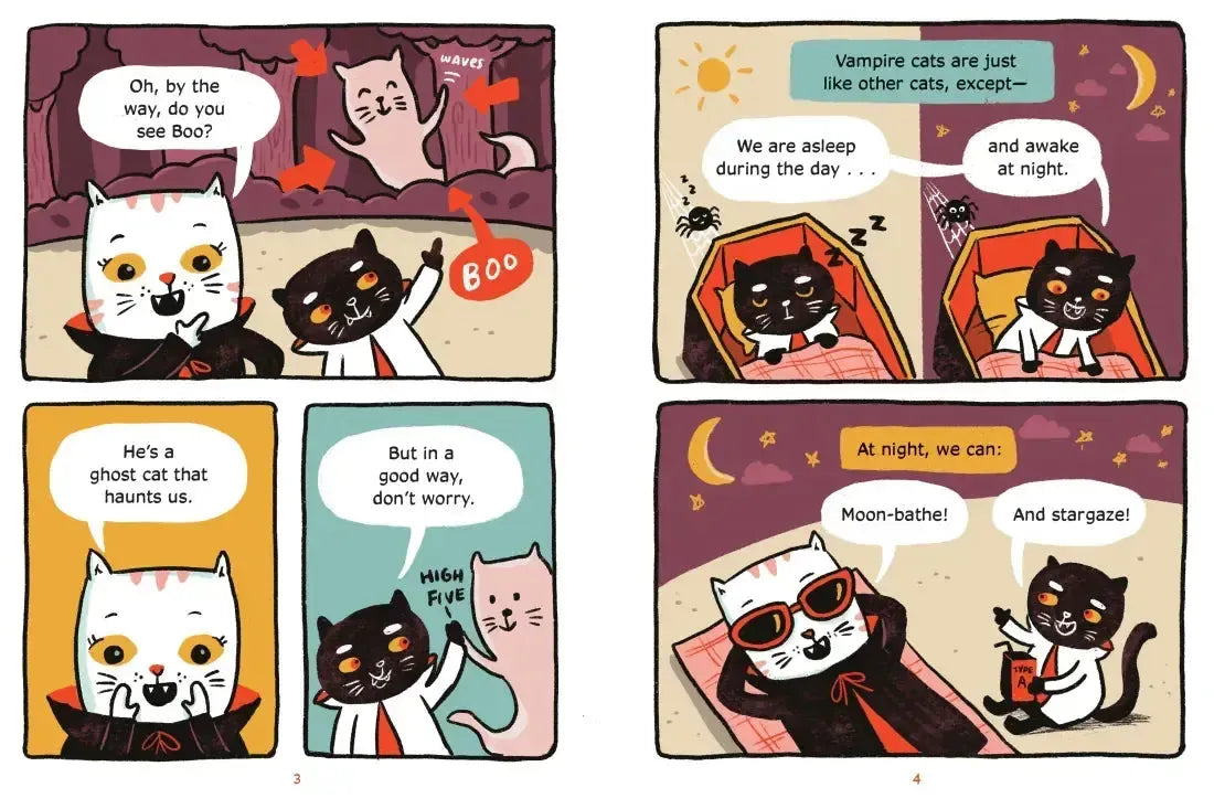 Pumpkin and Beetle: Two Vampire Cats US - Hardback