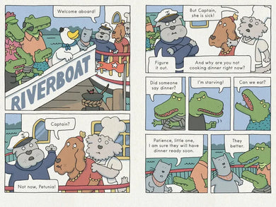 Duck and Cat Ride the Riverboat US - Hardback