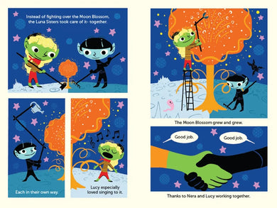The Luna Sisters Battle for the Moon Blossom US - Hardback
