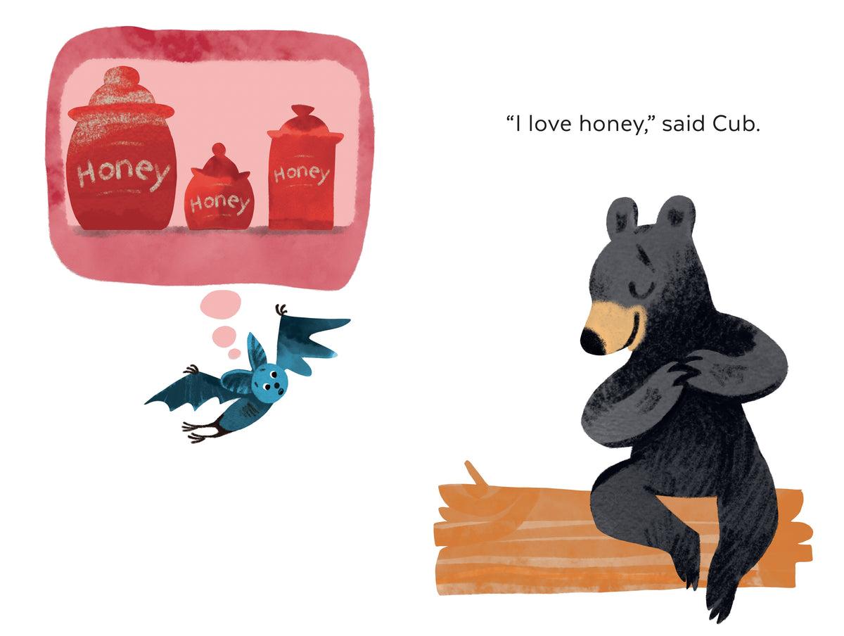 Cub and Bat interior 1 (ISBN 9780823464166)