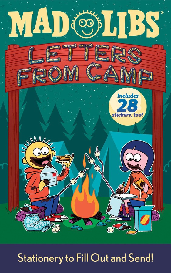 Letters from Camp Mad Libs-Children’s interactive and activity books and kits-買書書 BuyBookBook