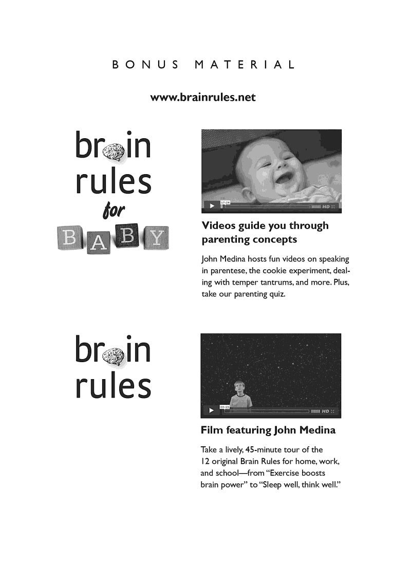 Brain Rules for Baby (John Medina)