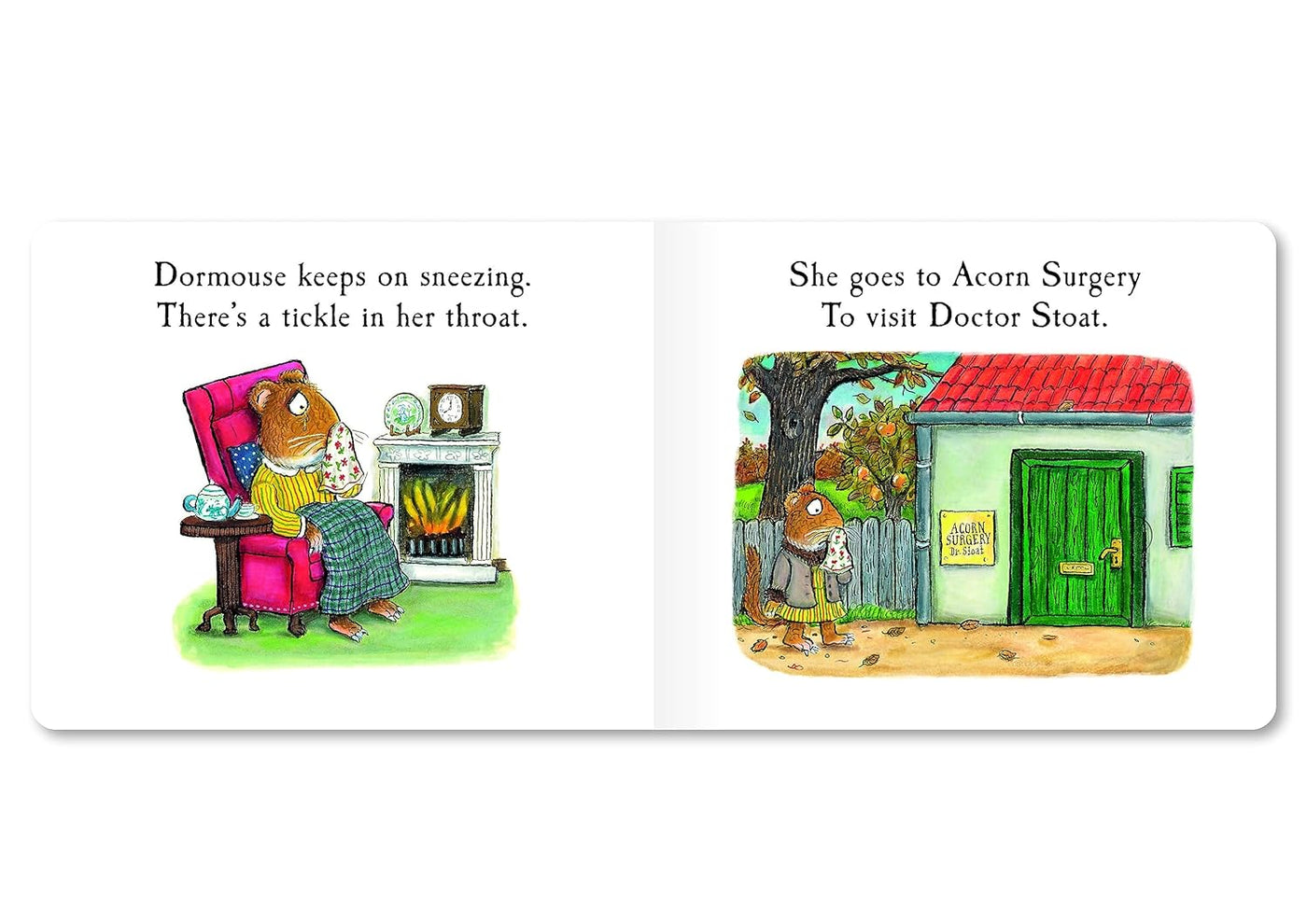 Tales From Acorn Wood #09 Dormouse Has a Cold (Julia Donaldson)-Fiction: 兒童繪本 Picture Books-買書書 BuyBookBook
