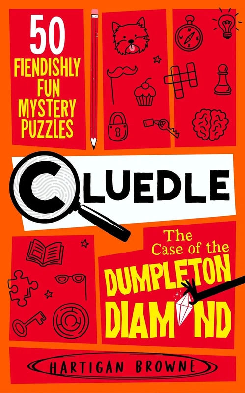Cluedle #01 The Case of the Dumpleton Diamond: 50 Fiendishly Fun Mystery Puzzles (Hartigan Browne)-Activity: 益智解謎 Puzzle & Quiz-買書書 BuyBookBook