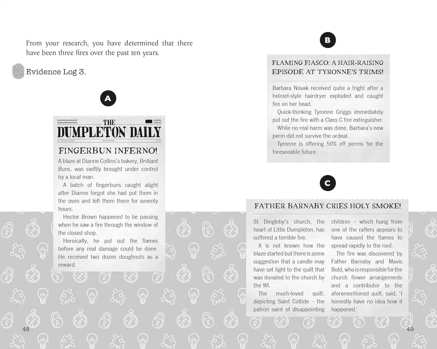 Cluedle #01 The Case of the Dumpleton Diamond: 50 Fiendishly Fun Mystery Puzzles (Hartigan Browne)-Activity: 益智解謎 Puzzle & Quiz-買書書 BuyBookBook