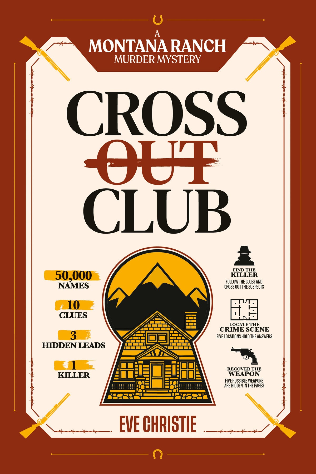 Cross Out Club: A Montana Ranch Murder Mystery Puzzle cover (ISBN 9781039017405)