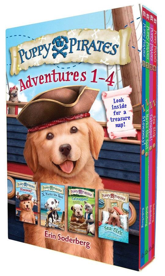 Puppy Pirates Adventures 1-4 Boxed Set-Children’s / Teenage fiction: Action and adventure stories-買書書 BuyBookBook