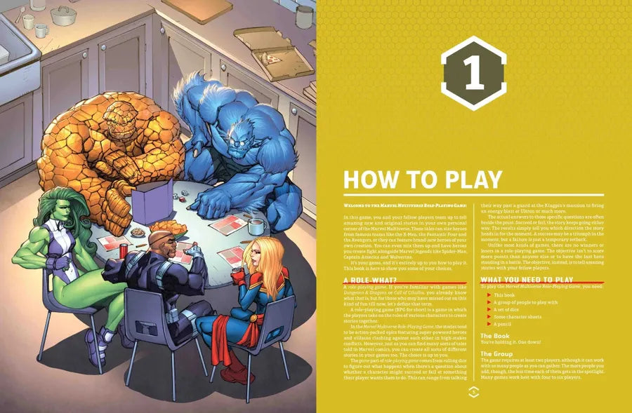 Marvel Multiverse Role-Playing Game: Core Rulebook US - Hardback
