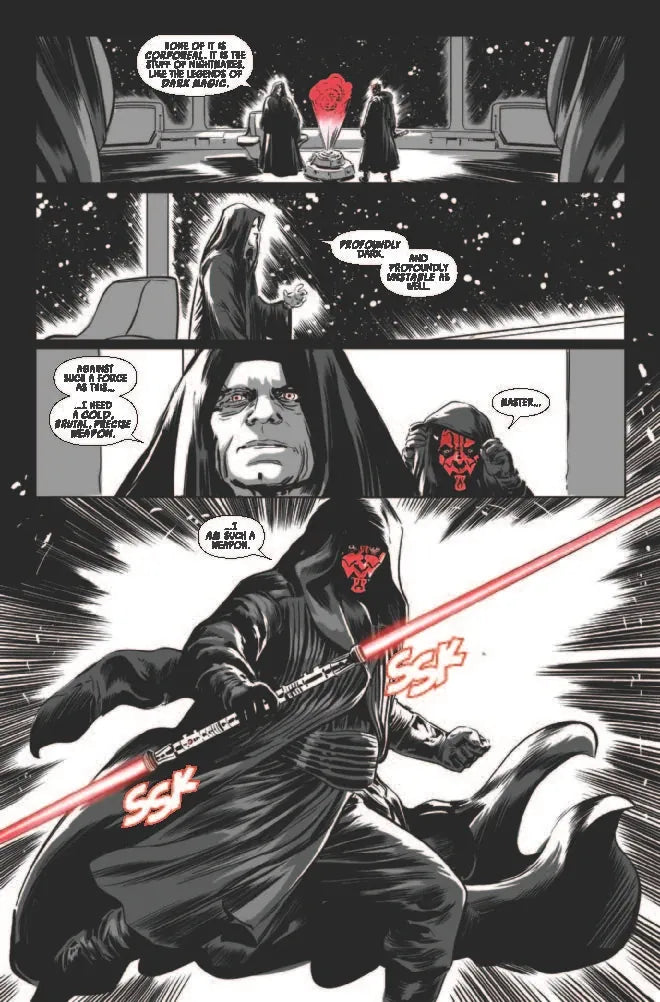 Star Wars: Darth Maul - Black, White & Red US - Paperback / softback