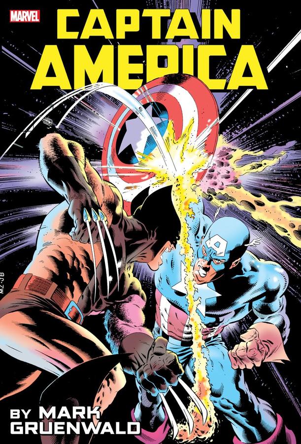 Captain America By Mark Gruenwald Omnibus Vol. 1 Zeck Captain America Vs. Wolverine Cover