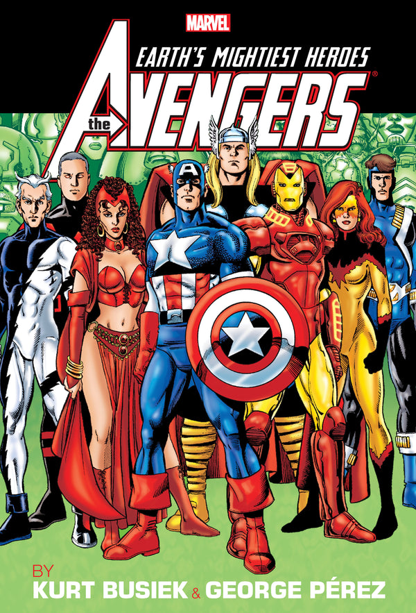 AVENGERS BY BUSIEK & PEREZ OMNIBUS VOL. 2 GEORGE PEREZ 25TH ISSUE COVER [NEW PRI NTING]