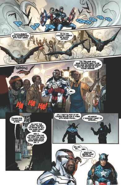 Sam Wilson, Captain America: Better Angels US - Paperback / softback
