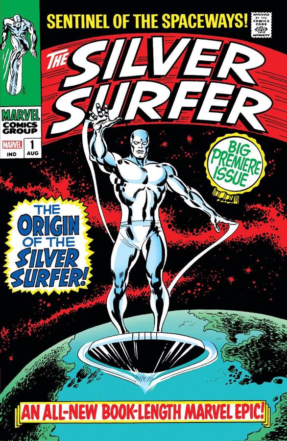 Silver Surfer Omnibus Vol. 1 John Buscema First Issue Cover [New Printing 2]-Graphic novel / Comic book / Manga: genres-買書書 BuyBookBook