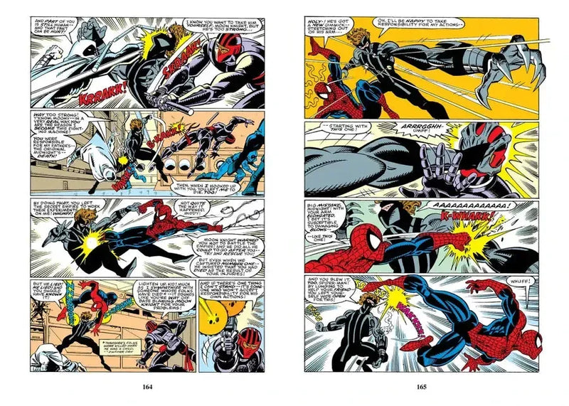 New Warriors: Nova & Night Thrasher Omnibus Chris Marrinan Cover US - Hardback