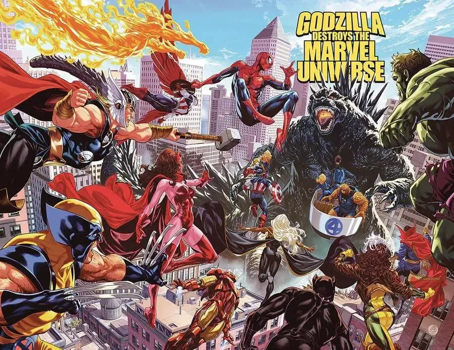 Godzilla Destroys the Marvel Universe-Graphic novel / Comic book / Manga: genres-買書書 BuyBookBook