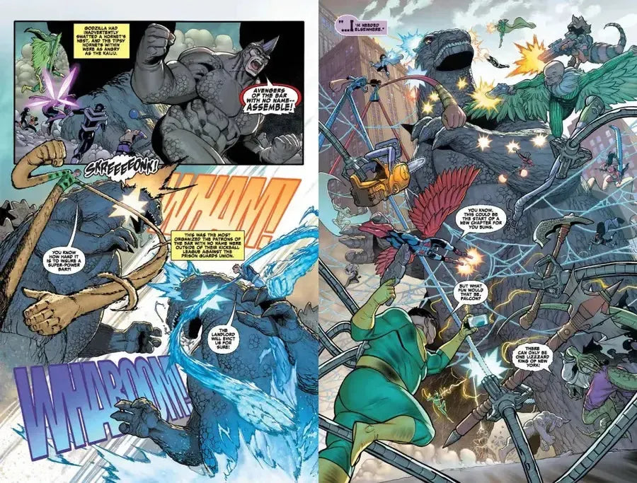Godzilla Destroys the Marvel Universe US - Paperback / softback