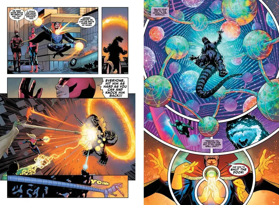 Godzilla Destroys the Marvel Universe US - Paperback / softback