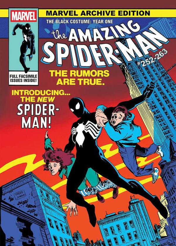 MARVEL ARCHIVE EDITION: AMAZING SPIDER-MAN - THE BLACK COSTUME: YEAR ONE GALLERY EDITION RON FRENZ ORIGINAL FIRST ISSUE COVER-Graphic novel / Comic book / Manga: genres-買書書 BuyBookBook