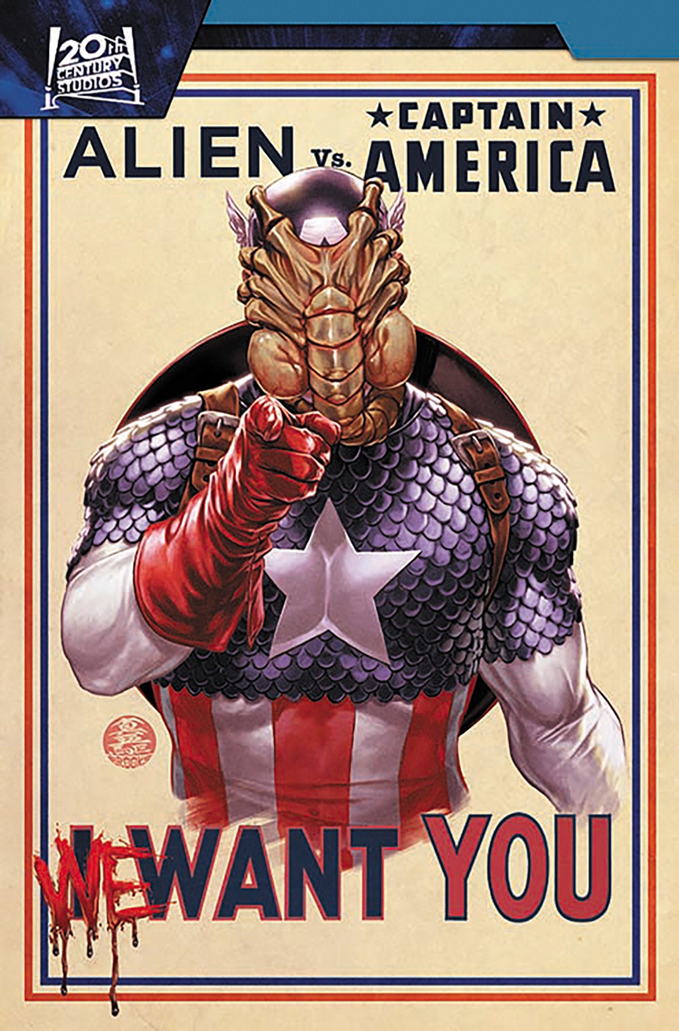 Alien vs. Captain America-Graphic novel / Comic book / Manga: genres-買書書 BuyBookBook