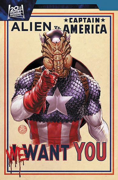 Alien vs. Captain America-Graphic novel / Comic book / Manga: genres-買書書 BuyBookBook