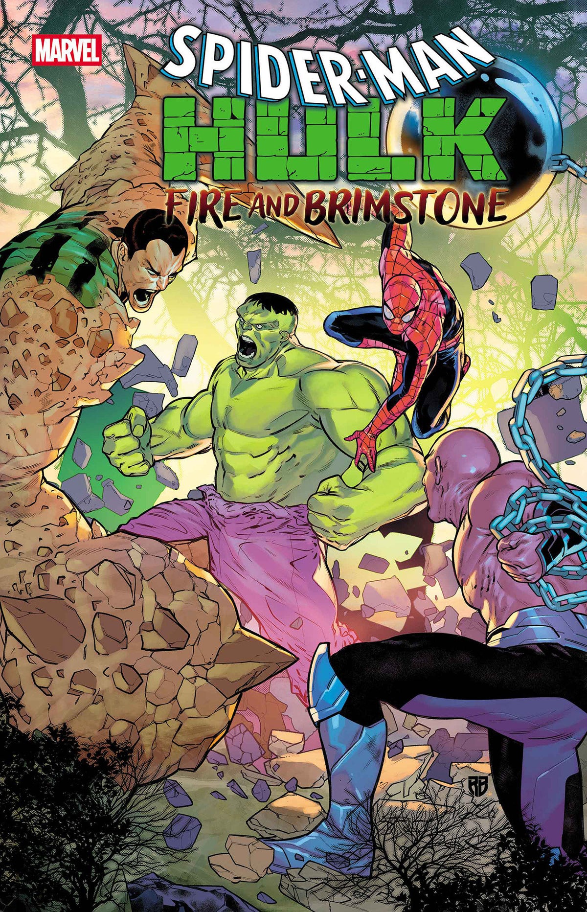 Spider-Man/Hulk: Fire And Brimstone cover (ISBN 9781302968595)