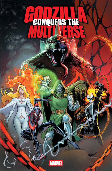 Godzilla Conquers The Multiverse cover (ISBN 9781302969110)
