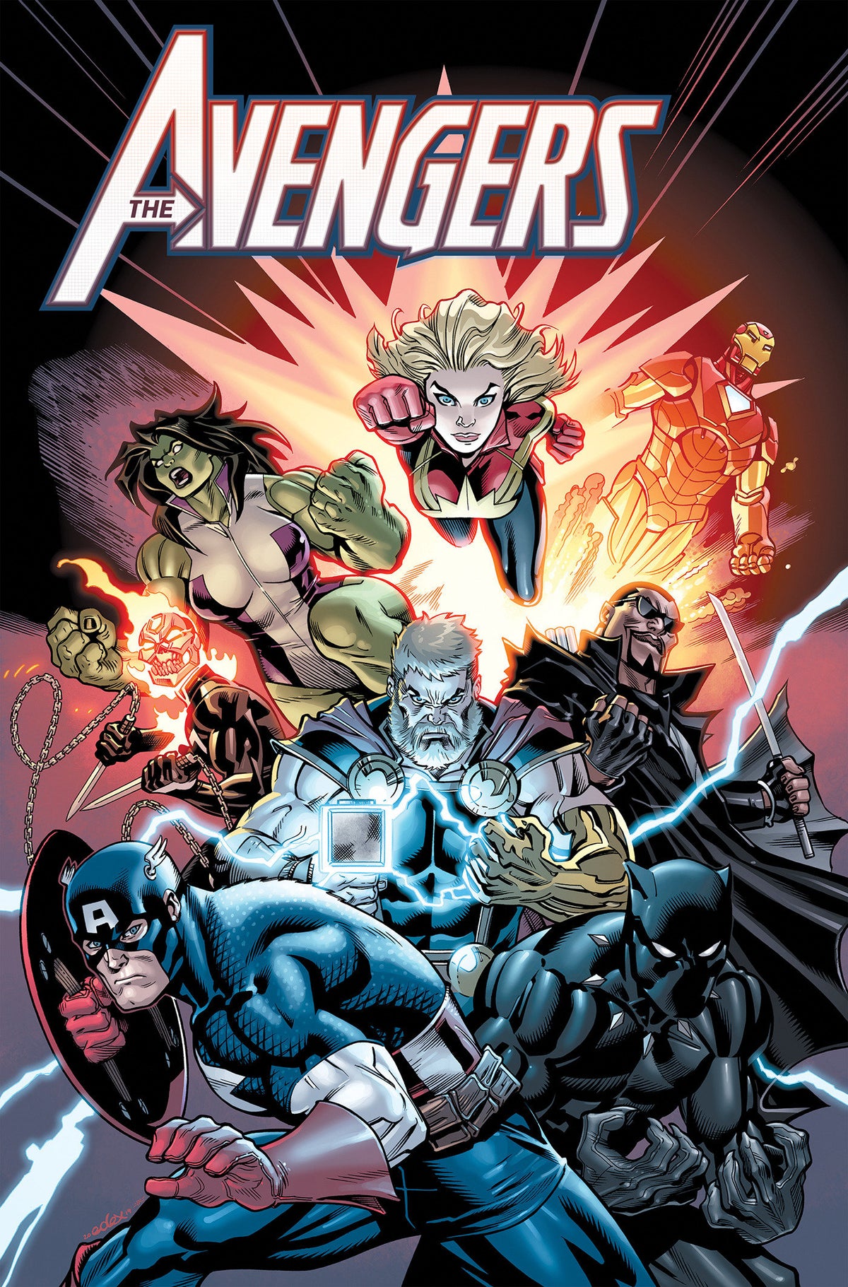 Avengers By Jason Aaron Omnibus Vol. 1 Ed Mcguinness Cover cover (ISBN 9781302970895)