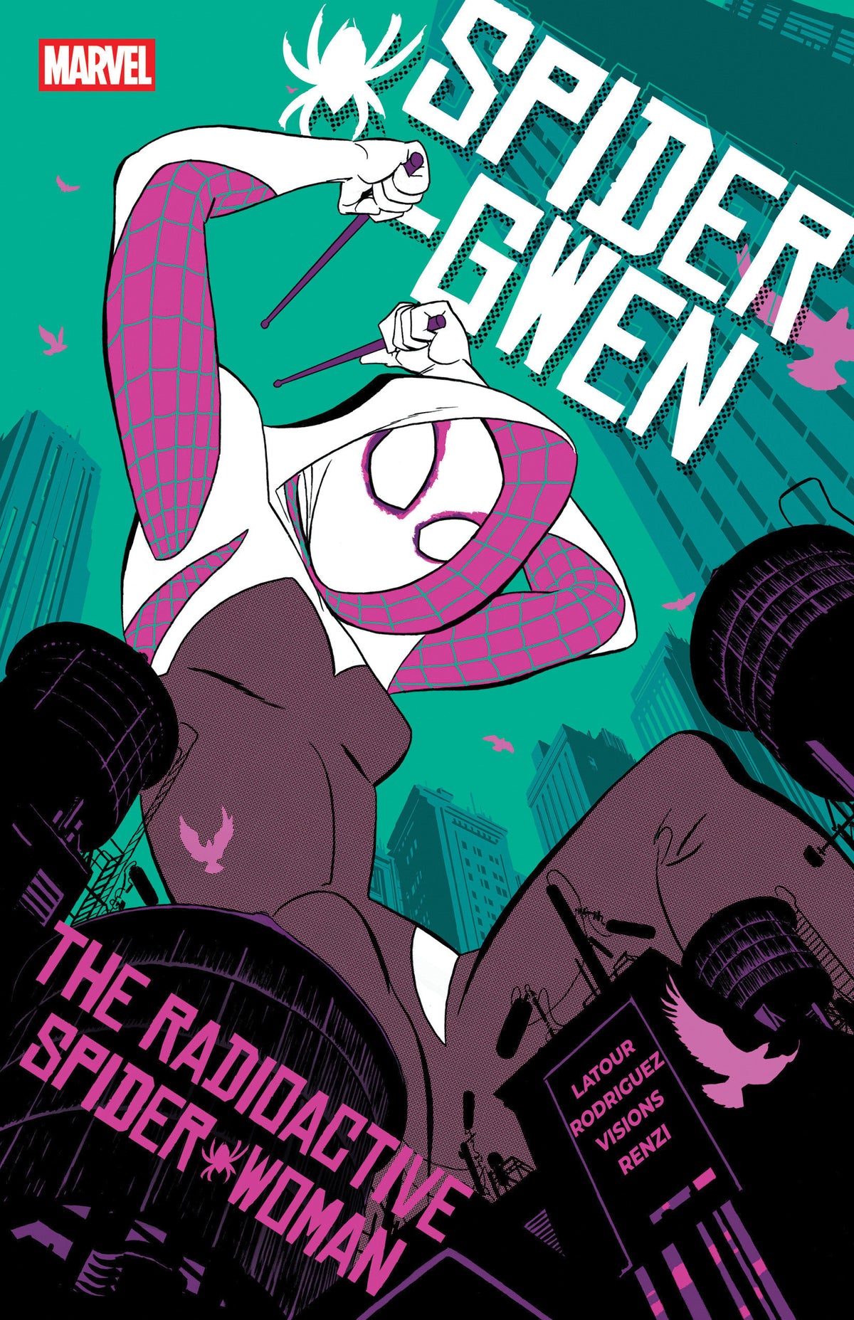 Spider-Gwen: The Radioactive Spider-Woman cover (ISBN 9781302971595)