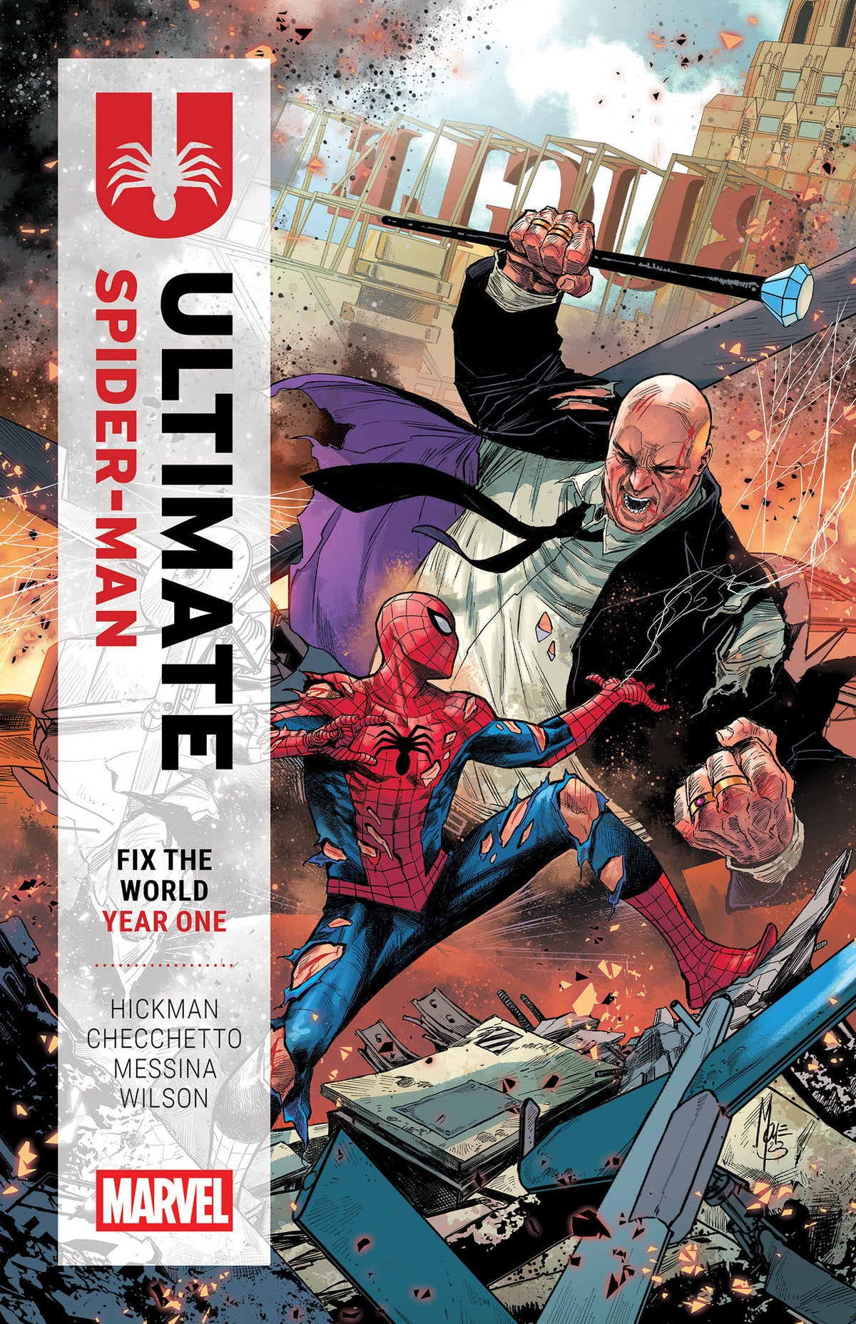 Ultimate Spider-Man: Fix The World Year One cover (ISBN 9781302971670)
