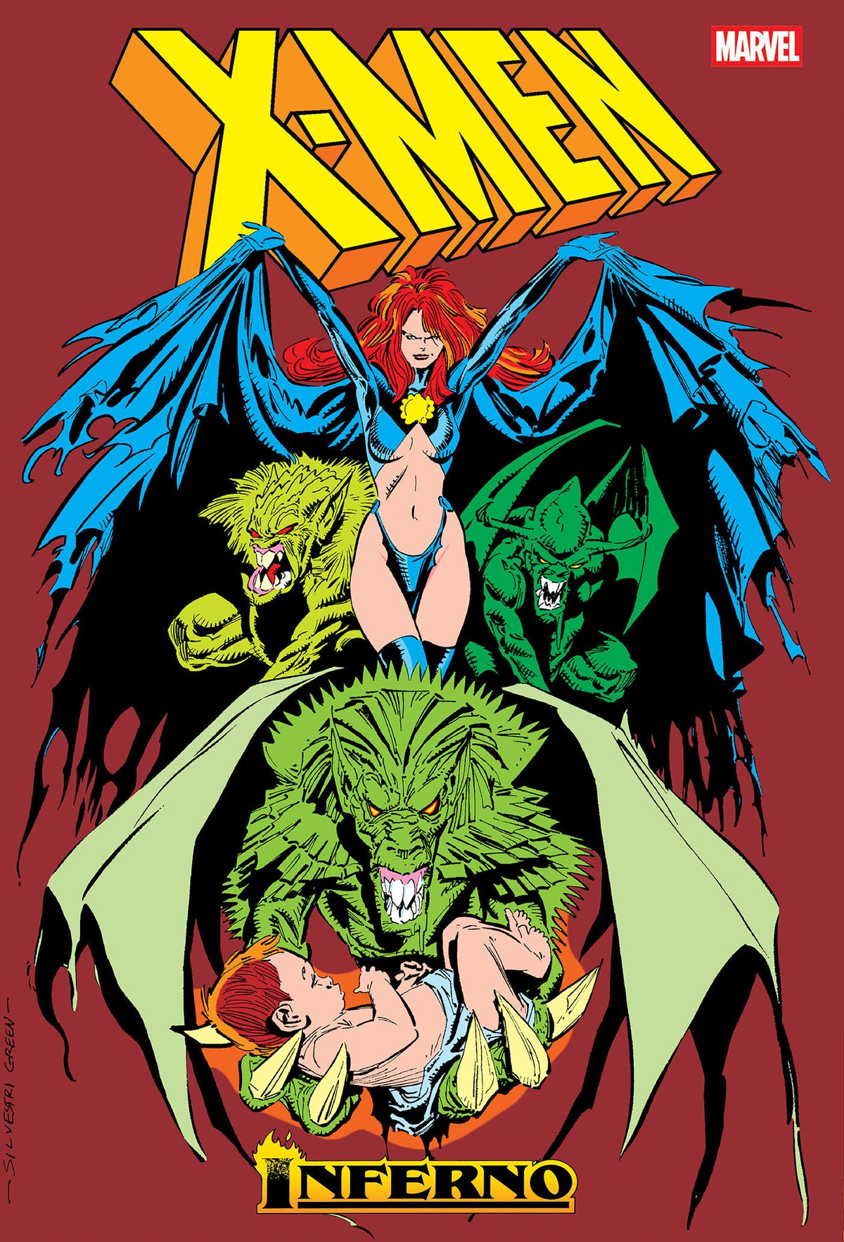 X-Men: Inferno Omnibus Marc Silvestri Goblin Queen Cover [New Printing] cover (ISBN 9781302971984)