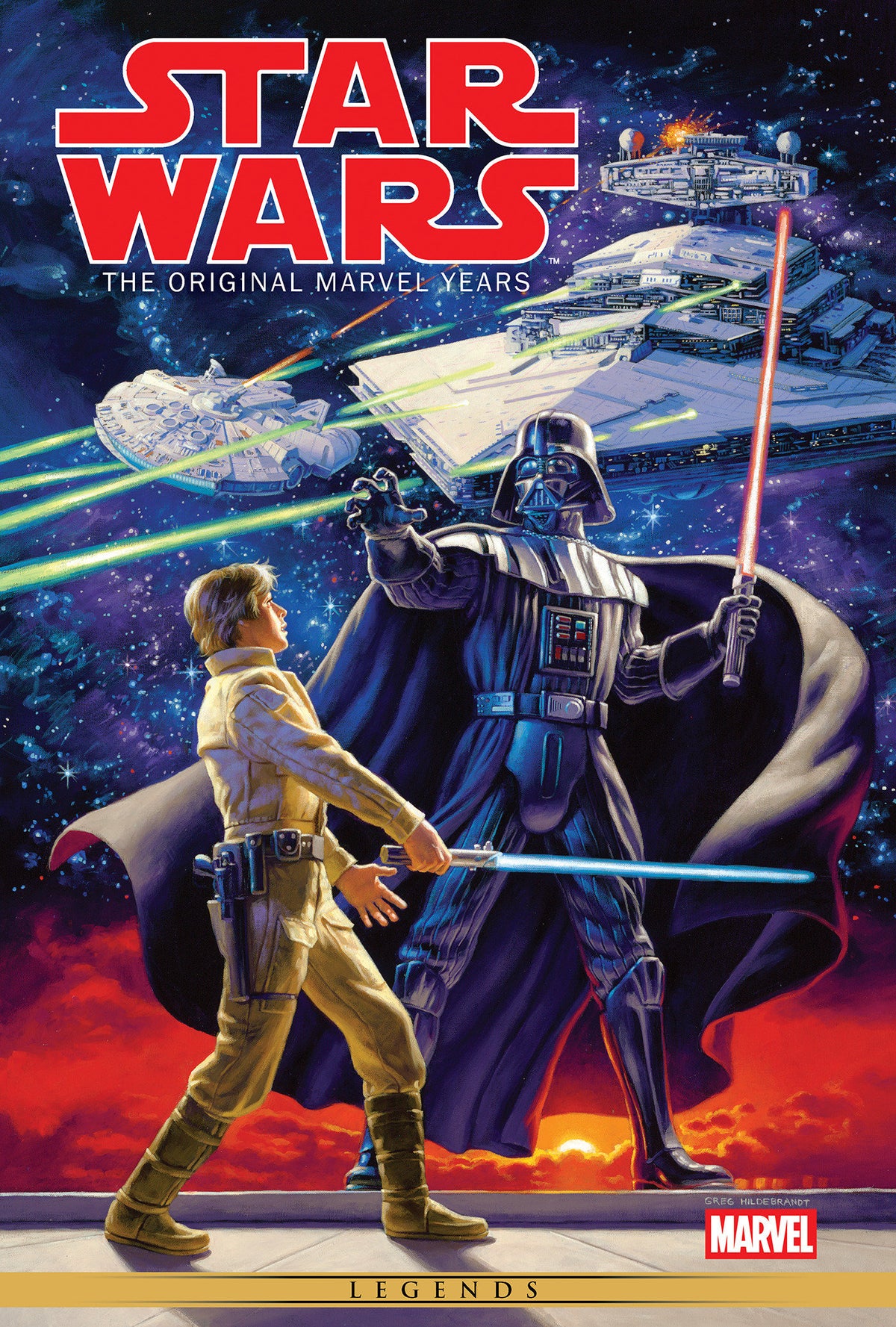 Star Wars: The Original Marvel Years Omnibus Vol. 1 Howard Chaykin Cover [New Printing] cover (ISBN 9781302972905)