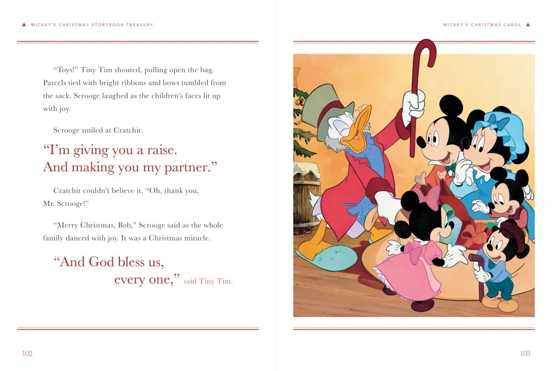 Mickey's Christmas Storybook Treasury US - Hardback