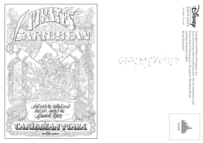 Art of Coloring: Poster Art of the Disney Parks US - Paperback / softback