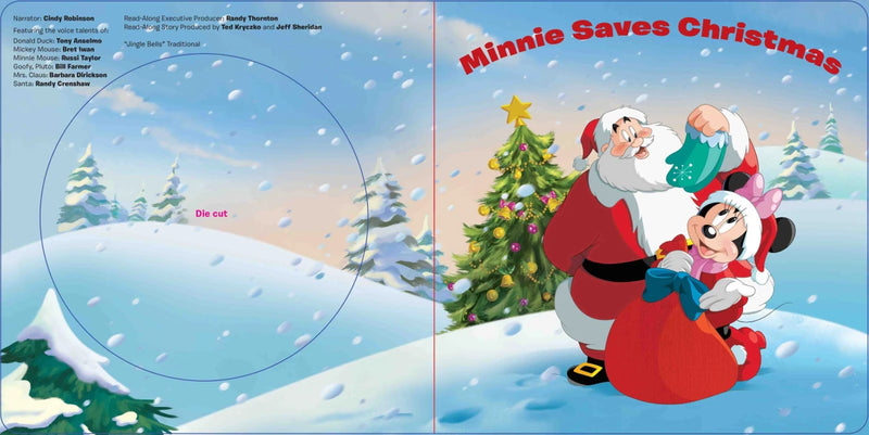 Minnie Saves Christmas ReadAlong Storybook & CD US - Board book