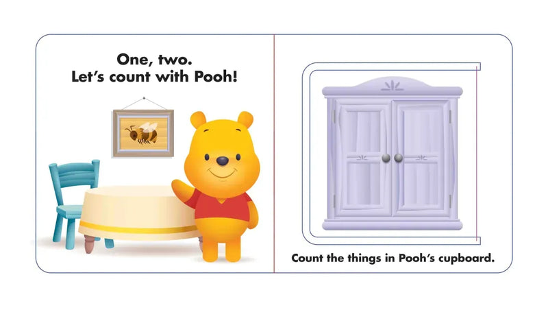 Disney Baby: One, Two, Winnie the Pooh US - Board book