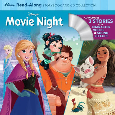 Disney's Movie Night ReadAlong Storybook and CD Collection-Children’s / Teenage fiction: General and modern fiction-買書書 BuyBookBook