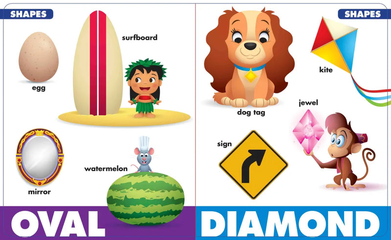 Disney Baby: First Colors, Shapes, Numbers US - Board book