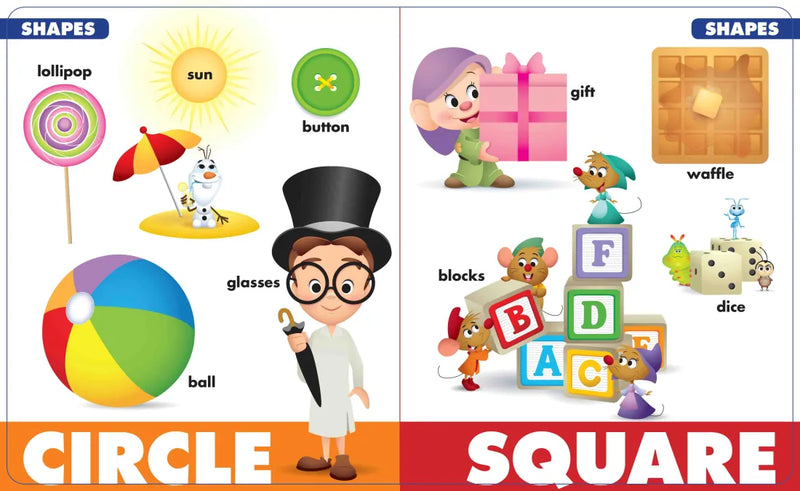 Disney Baby: First Colors, Shapes, Numbers US - Board book