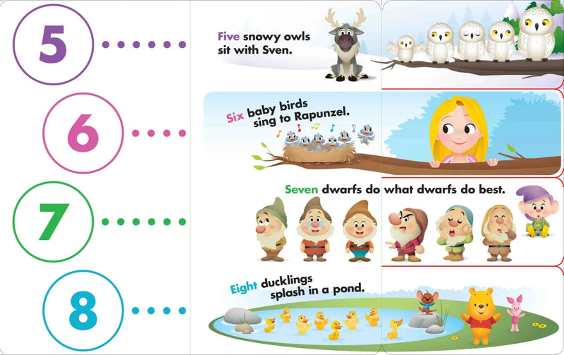 Disney Baby: My 123s US - Board book