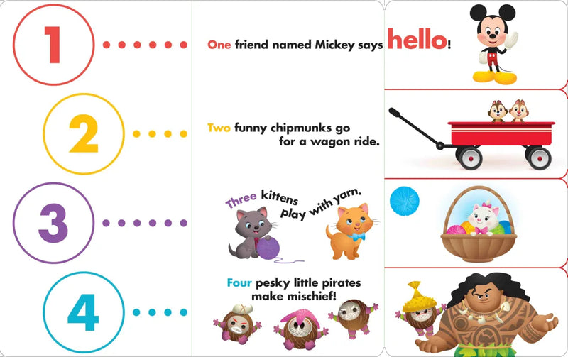 Disney Baby: My 123s US - Board book