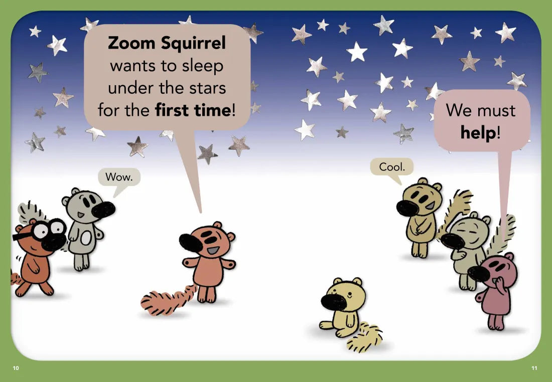 I Want to Sleep Under the Stars!-An Unlimited Squirrels Book US - Hardback