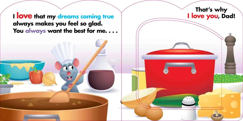 Disney Baby: I Love You, Dad US - Board book