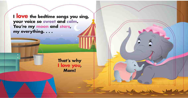 Disney Baby: I Love You, Mom US - Board book